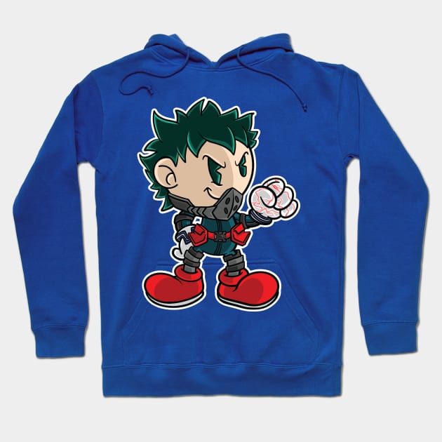 Haunted Midoriya Hoodie by chrisnazario